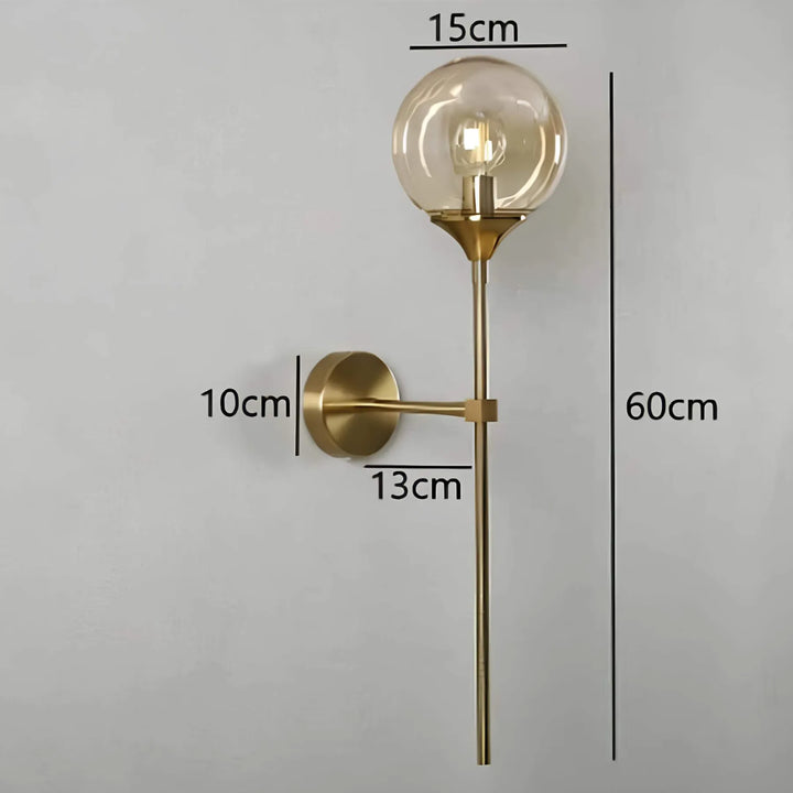 Lisslune | – Scandinavian modern glass wall lamp