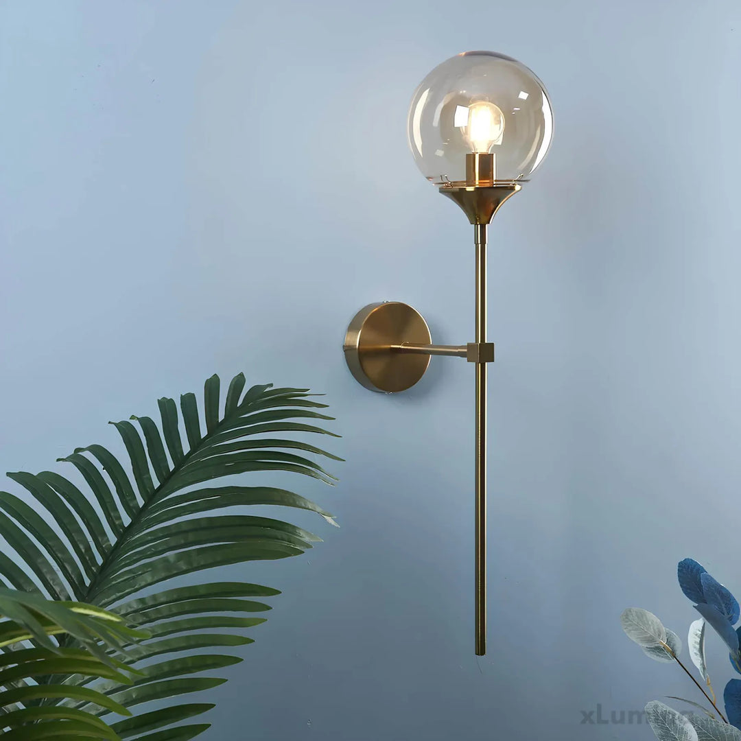 Lisslune | – Scandinavian modern glass wall lamp