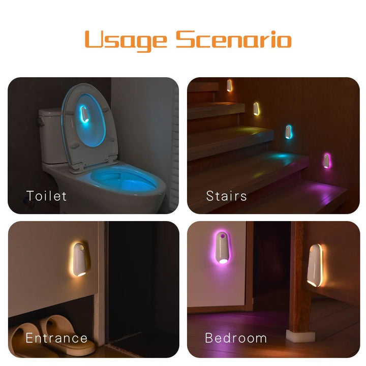 Lisslune | GlowBowl Motion – Motion Detector Toilet Light with 7 RGB Colors