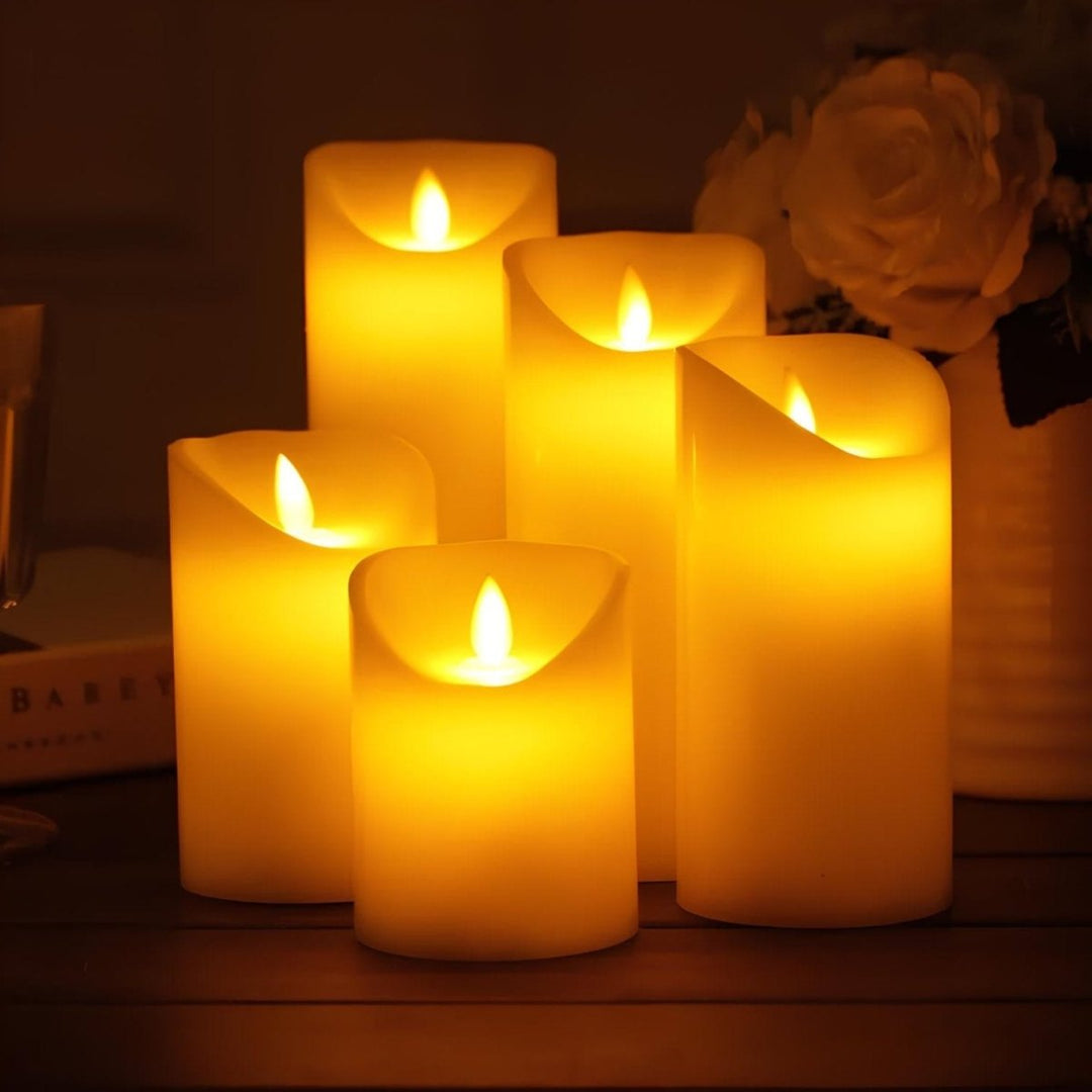 Lisslune | GlowFlicker – LED Candles with Flickering Light Effect