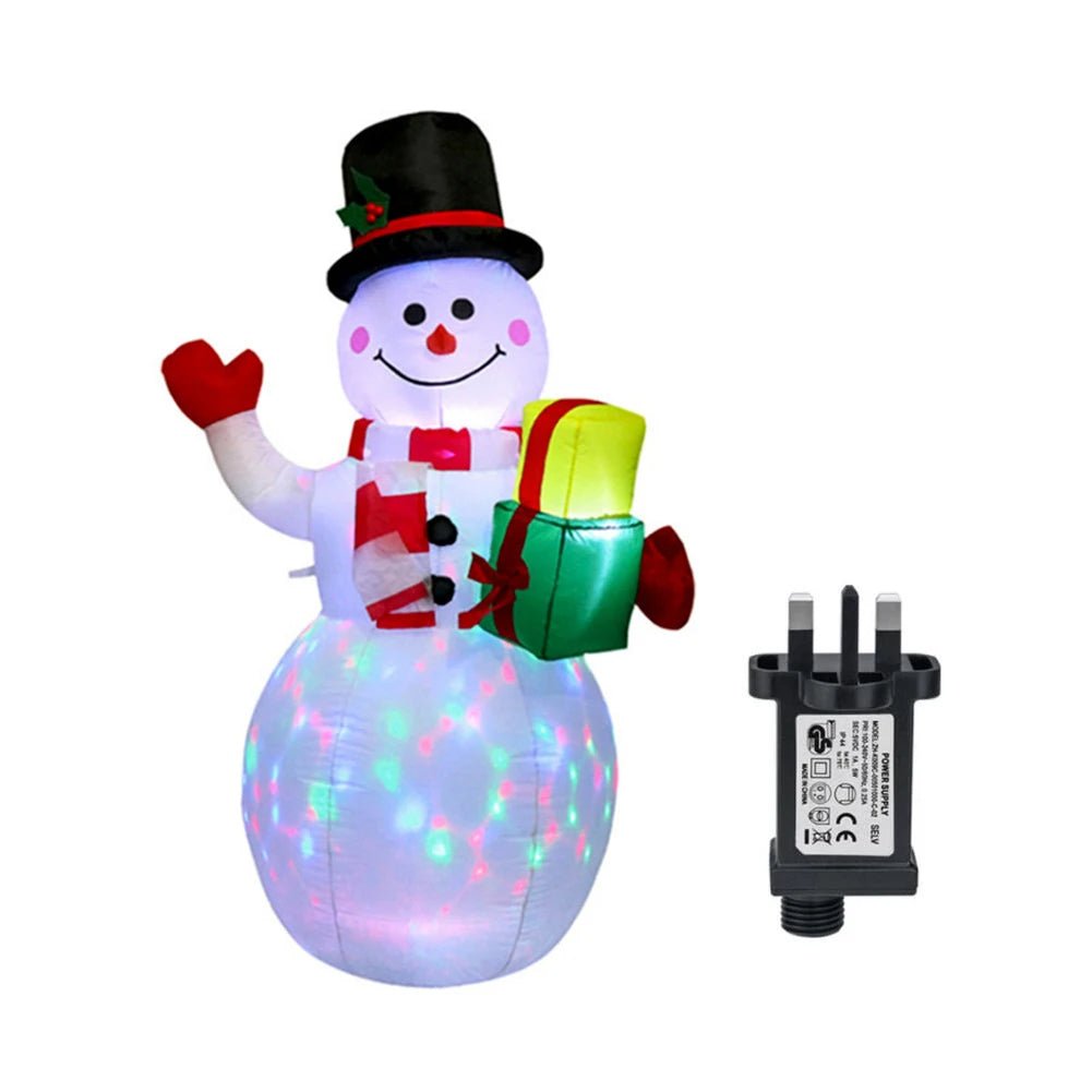 Lisslune | Glowing LED Inflatable Christmas Tree & Elf – Festive Outdoor Ornament for Magical Parties & New Year Cheer
