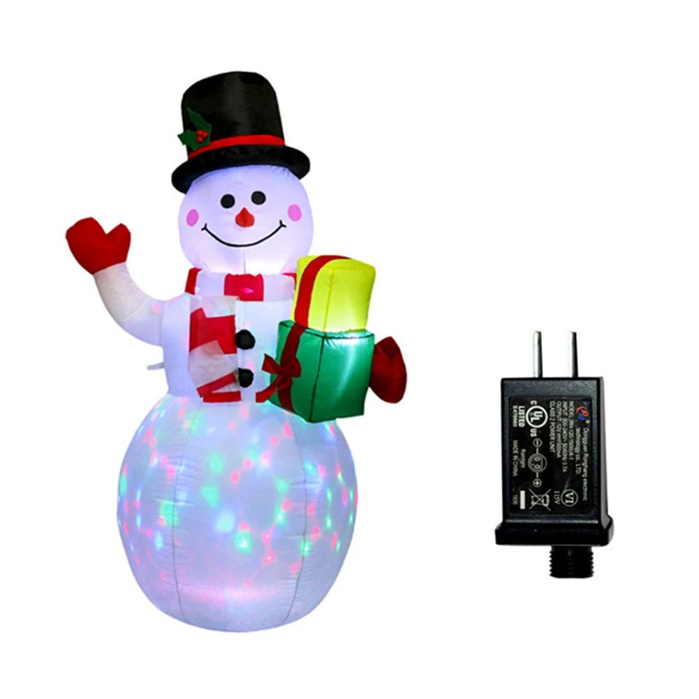Lisslune | Glowing LED Inflatable Christmas Tree & Elf – Festive Outdoor Ornament for Magical Parties & New Year Cheer