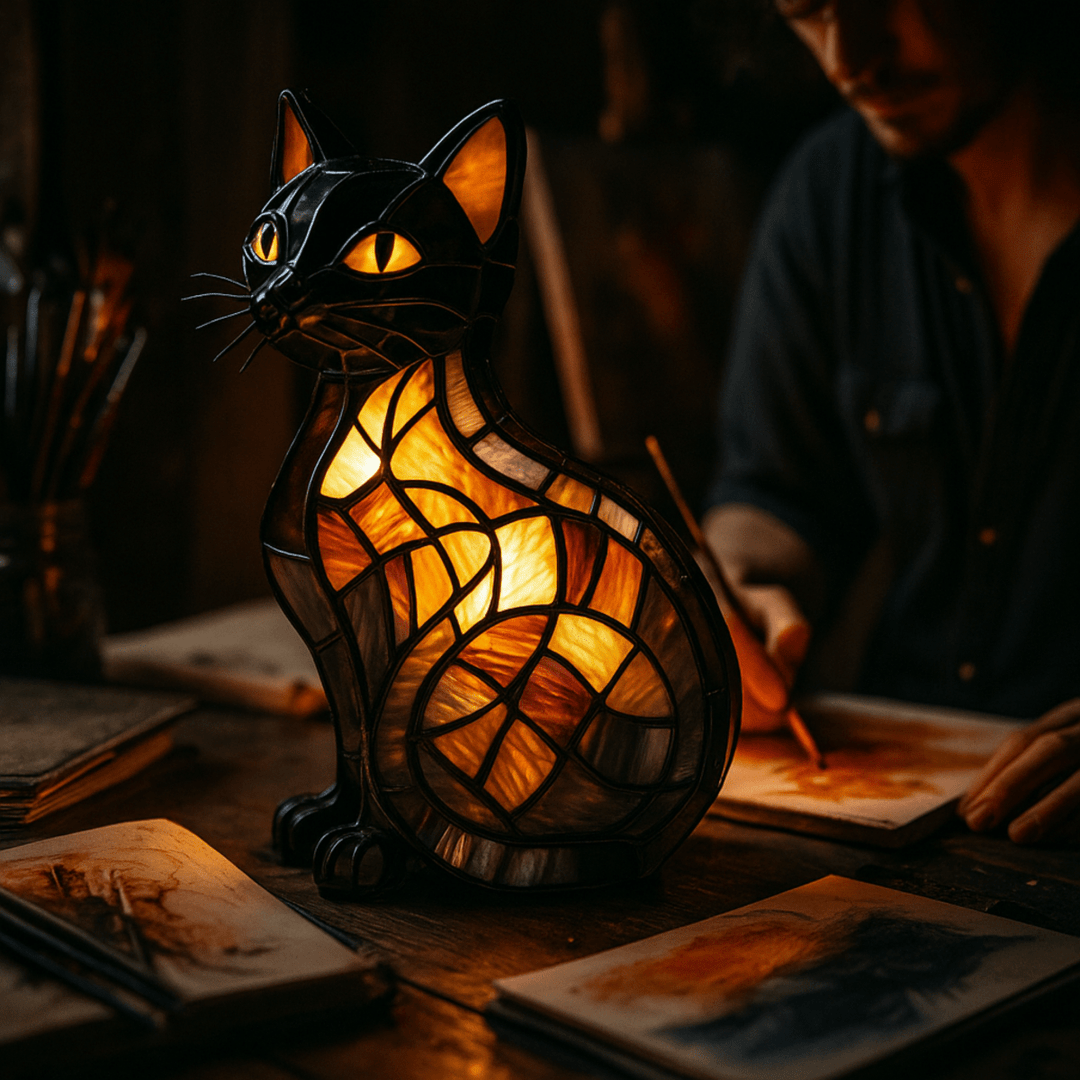 Lisslune | GLOWKITTY – Soft LED Cat Night Lamp for Soothing Ambiance