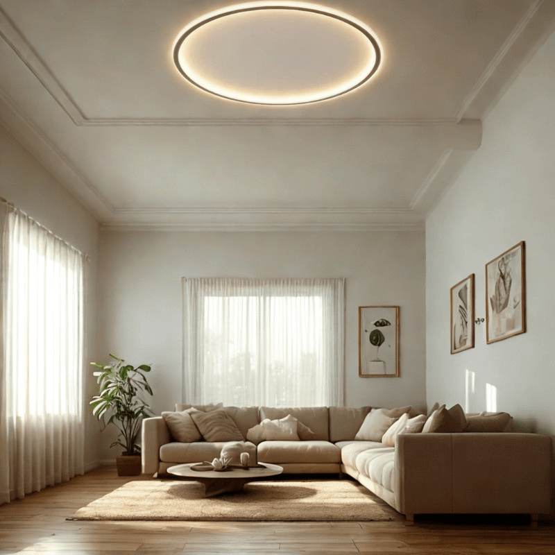 Lisslune | GLOWLITH – Scandinavian LED Ceiling Lamp for Modern, Glare-Free Lighting