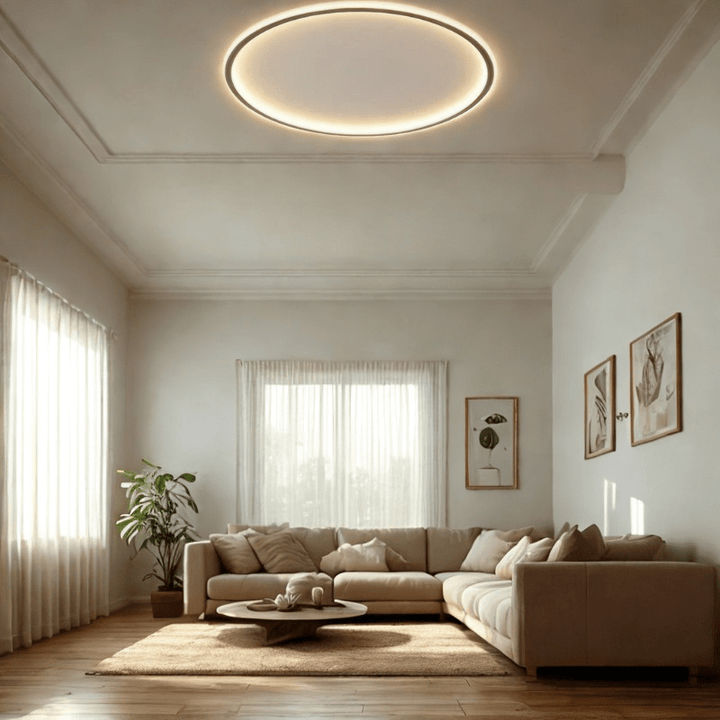 Lisslune | GLOWLITH – Scandinavian LED Ceiling Lamp for Modern, Glare-Free Lighting