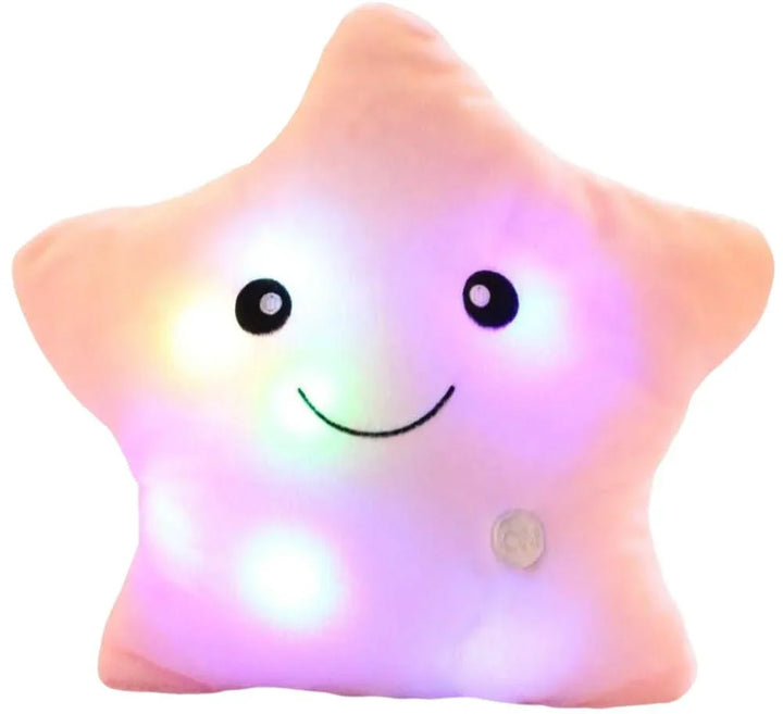 Lisslune | Bright Star Cushion – Cozy LED Fabric Cushion with Color Changing & Cute Design