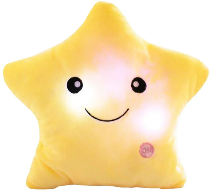 Lisslune | Bright Star Cushion – Cozy LED Fabric Cushion with Color Changing & Cute Design