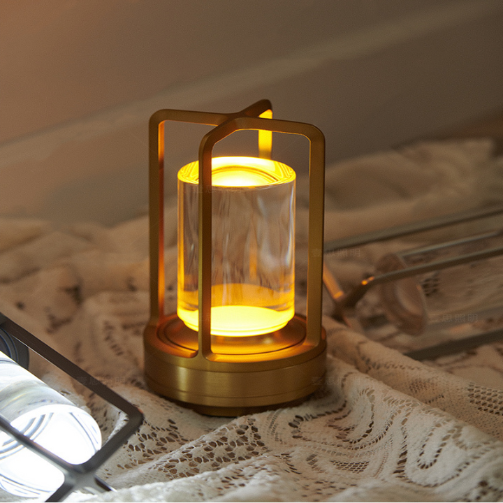 Lisslune | Modern Cordless Nordic Desk & Bedside Lamp with Touch Controls – Sleek Rechargeable LED Light for Home Décor, Living Rooms, and Modern Bedrooms -