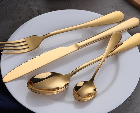 Lisslune | Black Cutlery - Cutlery set in black, gold or silver