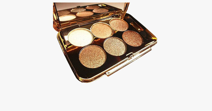 Lisslune | 6 Colors Crushed Shine Palette