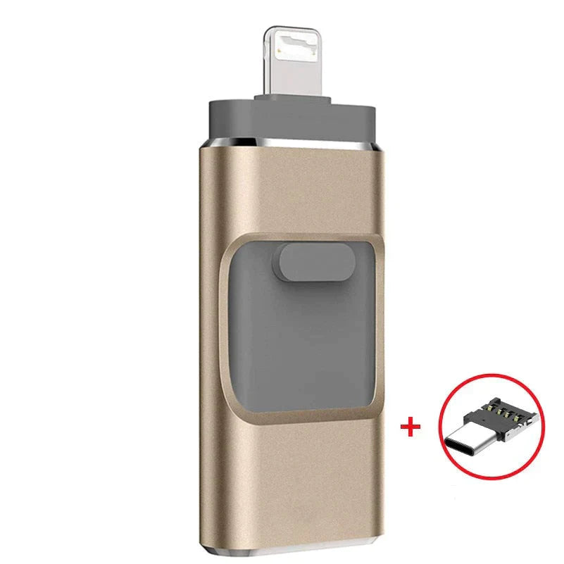 Lisslune | DataFlex 4-in-1 Memory Stick – USB Storage for Phone, Tablet and PC