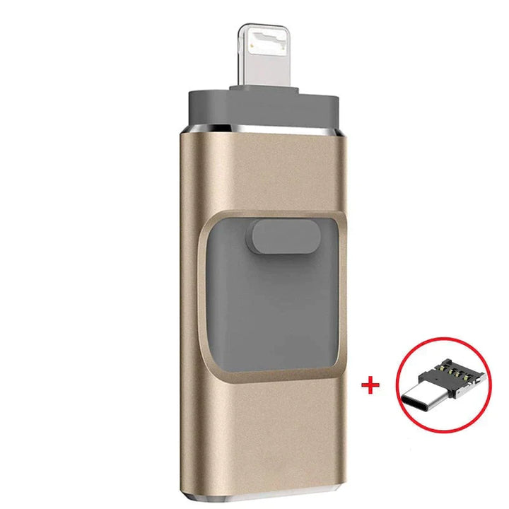 Lisslune | DataFlex 4-in-1 Memory Stick – USB Storage for Phone, Tablet and PC