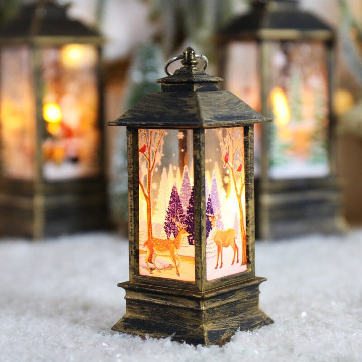 Lisslune | LED illuminated rotating Christmas lantern