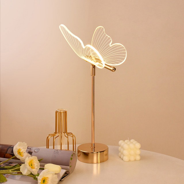 Rynx | Golden Butterfly Table Lamp