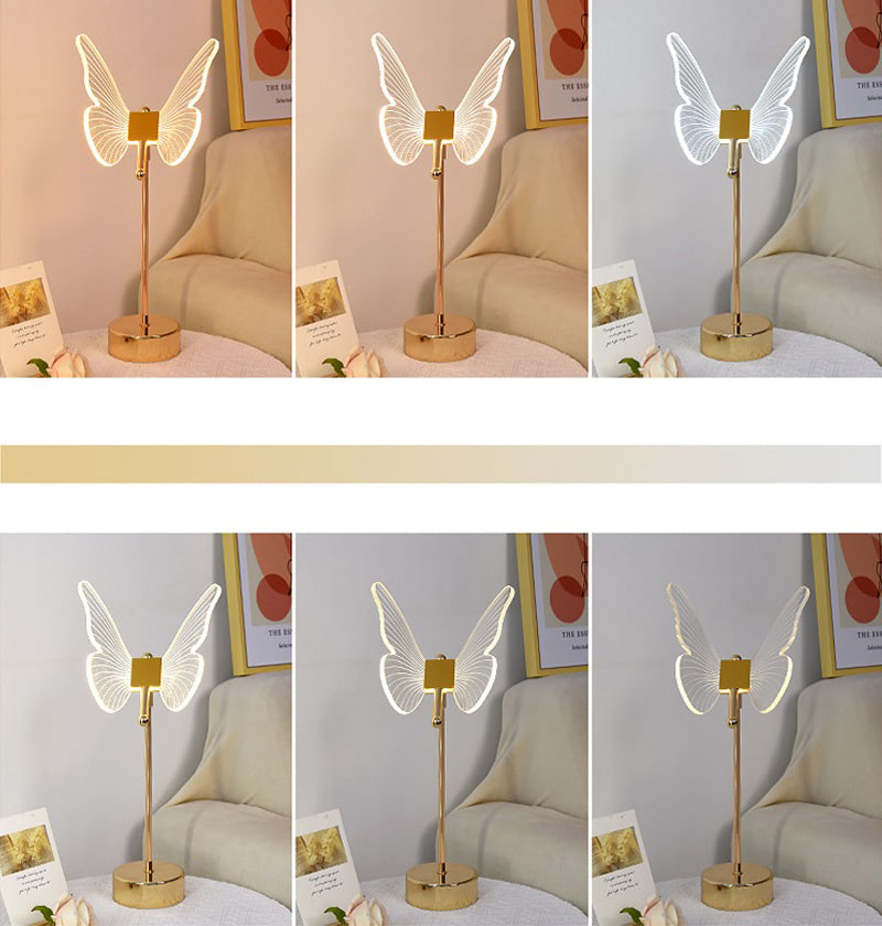 Rynx | Golden Butterfly Table Lamp