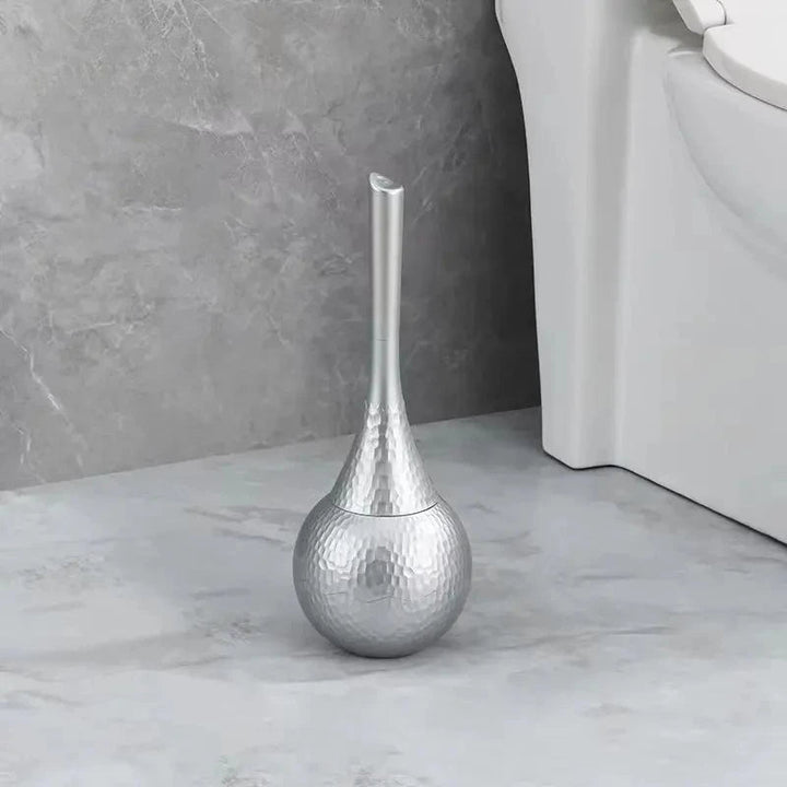 Lisslune | GOLDENLUXE – Sculpted Toilet Brush with Elegant Metallic Design for Modern Bathrooms