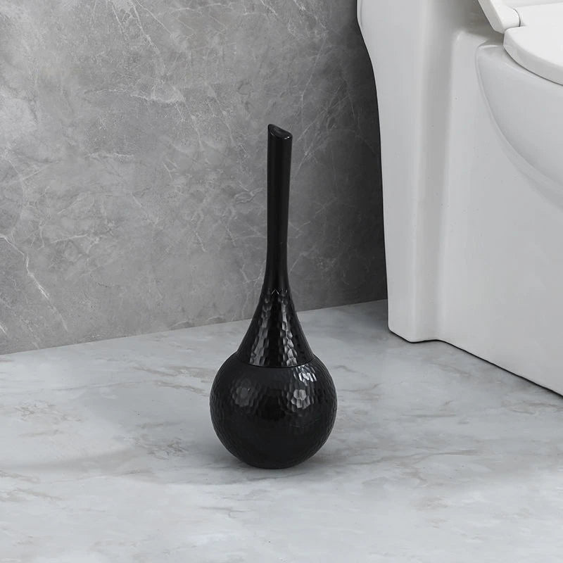 Lisslune | GOLDENLUXE – Sculpted Toilet Brush with Elegant Metallic Design for Modern Bathrooms
