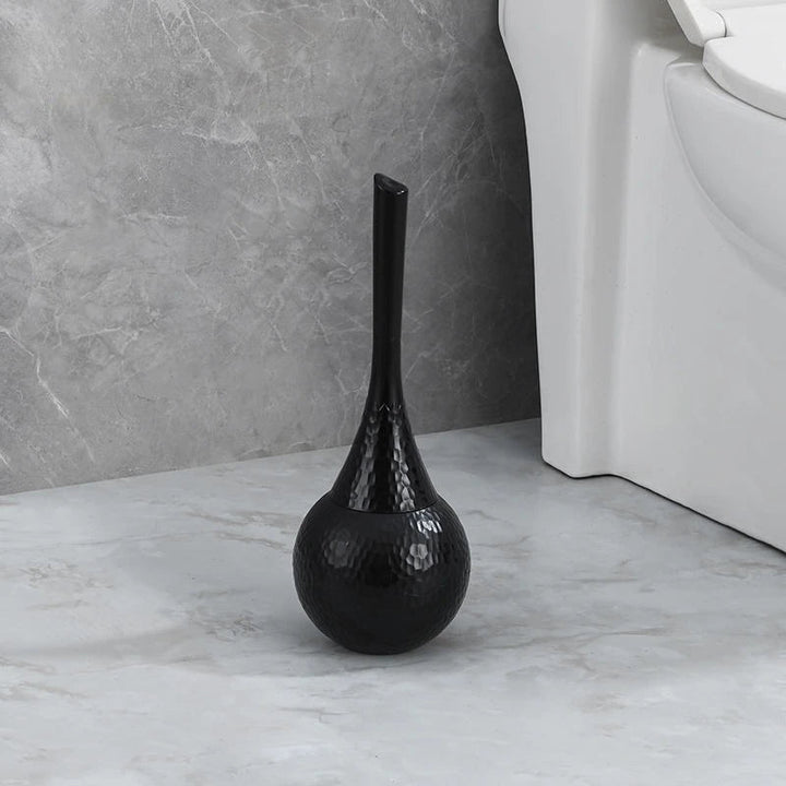 Lisslune | GOLDENLUXE – Sculpted Toilet Brush with Elegant Metallic Design for Modern Bathrooms
