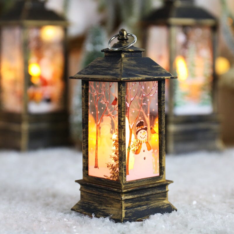 Lisslune | LED illuminated rotating Christmas lantern