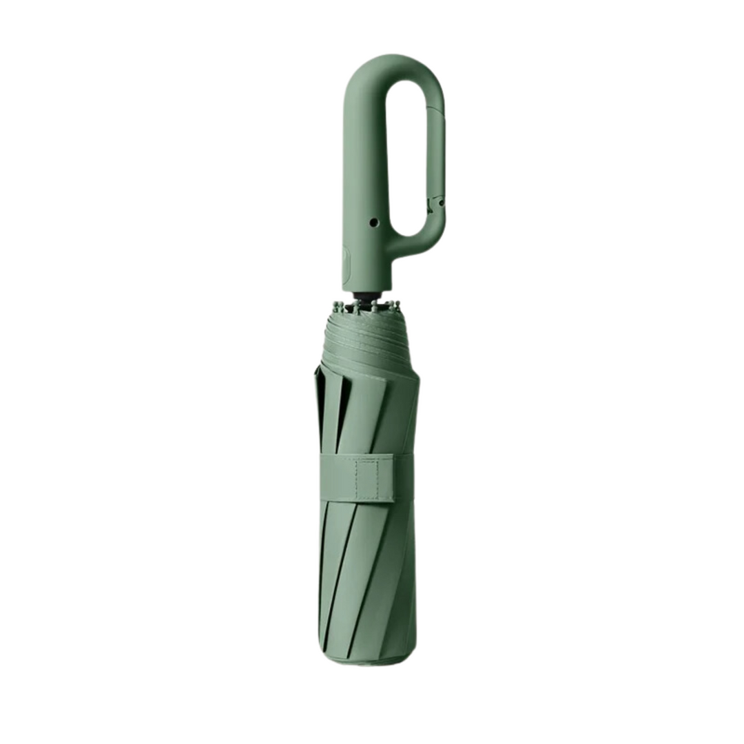Lisslune | Wind-Resistant Automatic Folding Umbrella with Large Buckle Handle – Compact & Durable