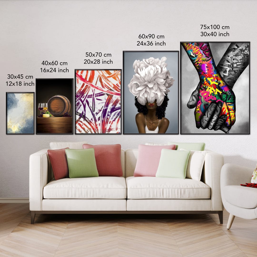 Lisslune | Gradient Waves 3 Canvas