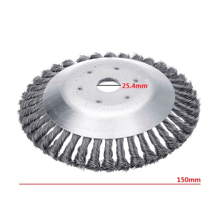 Lisslune | Weed Brush for Trimmer – Robust Wire Brush Made of Steel for Joint Paving Garden Care