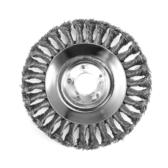 Lisslune | Weed Brush for Trimmer – Robust Wire Brush Made of Steel for Joint Paving Garden Care