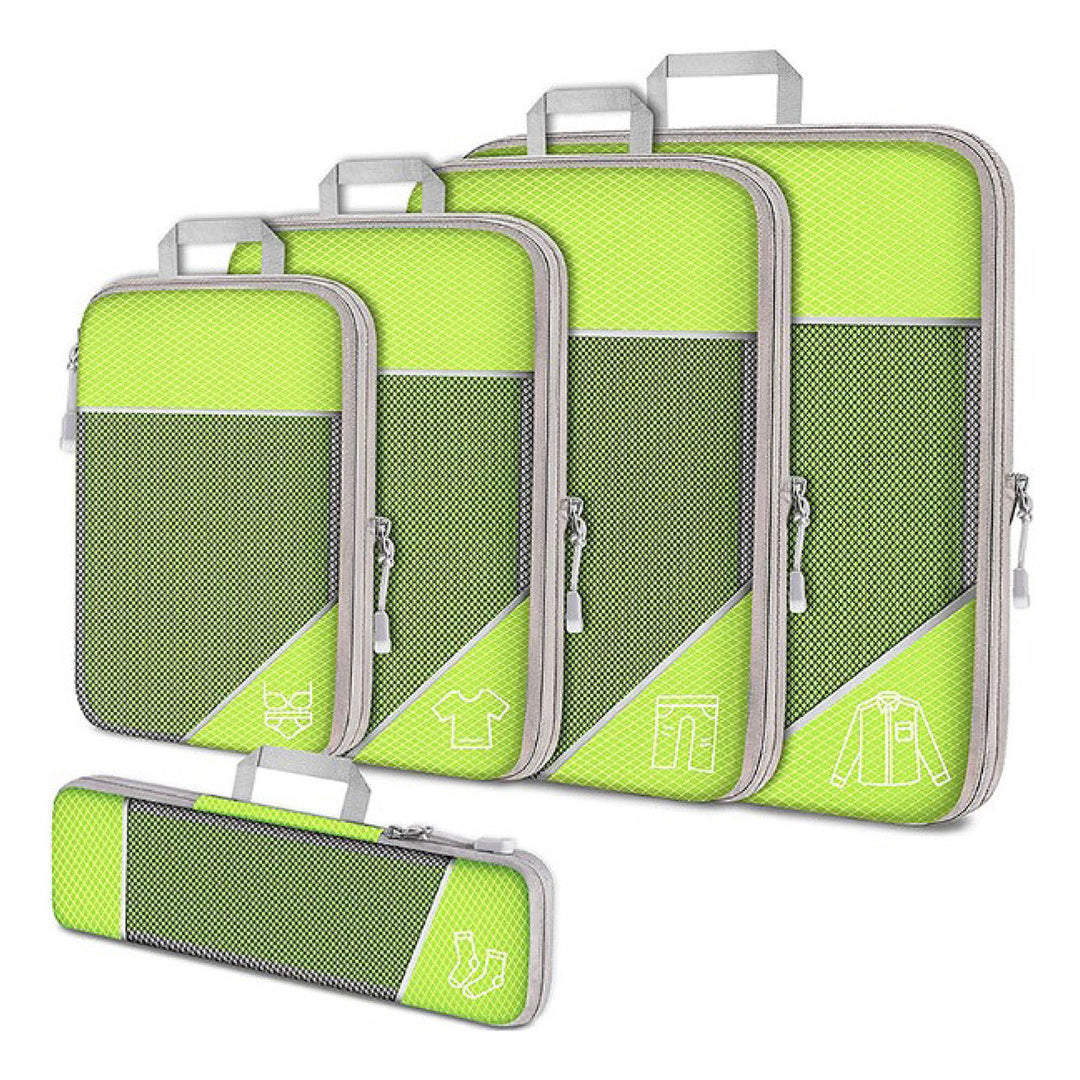 Lisslune | PackMate Compression Travel Set – Space-Saving Travel Cubes for Organized Packing