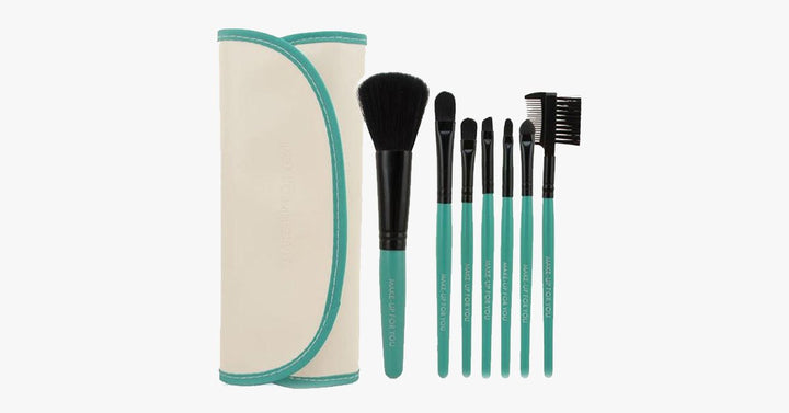 Lisslune | 7-piece brush set White and Green