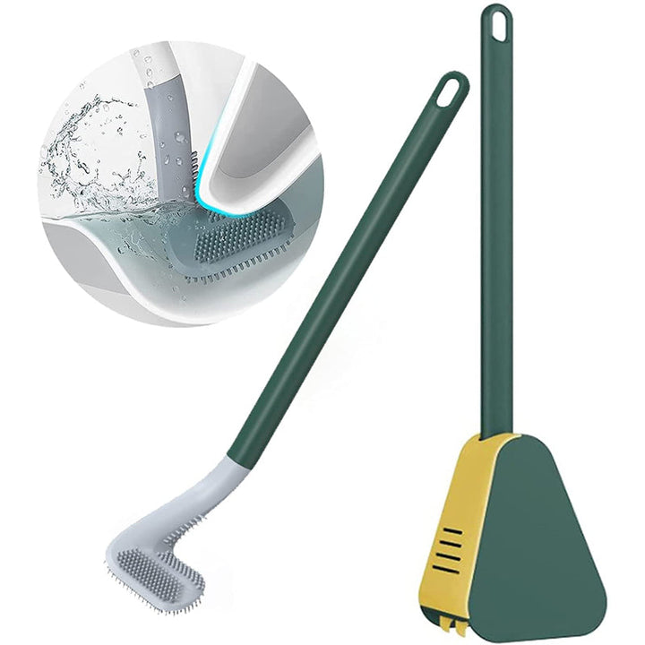 Lisslune | Longer Grip Flexible Silicone Golf Toilet Brush