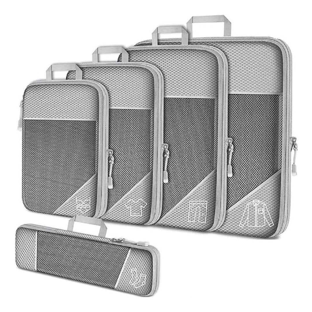 Lisslune | PackMate Compression Travel Set – Space-Saving Travel Cubes for Organized Packing