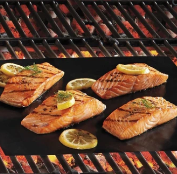Lisslune | Reusable Non-Stick BBQ Grill Mat for Outdoor Cooking
