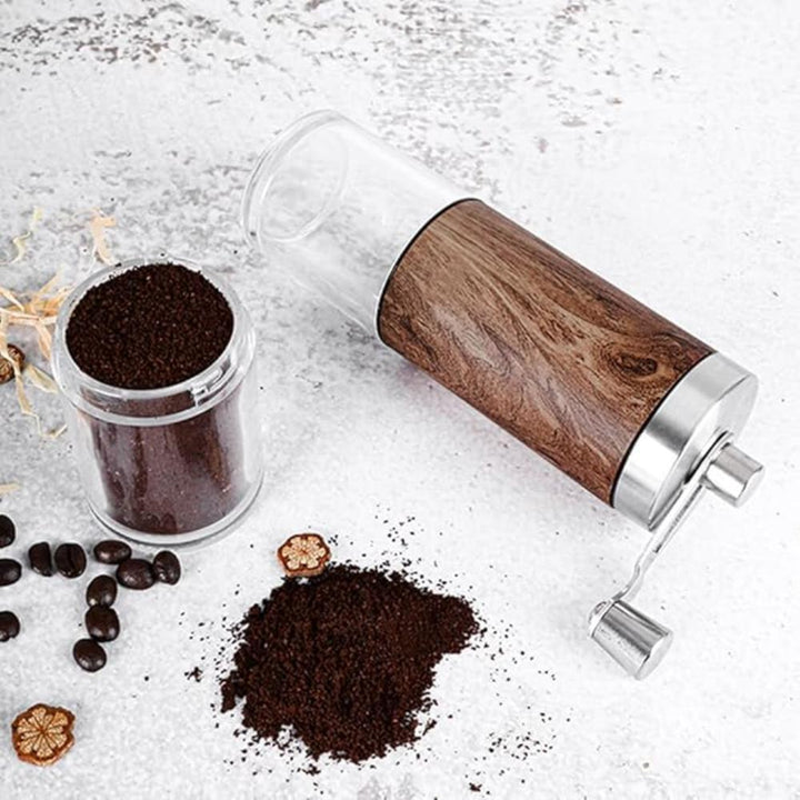 Lisslune | GrindMate – Portable wooden coffee grinder for coffee and spices
