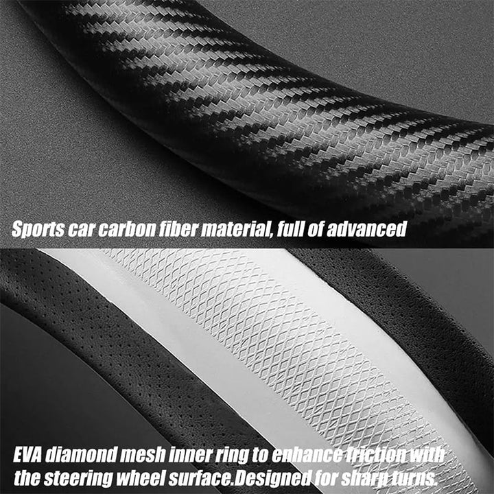 Lisslune | HANDLOCK – Breathable Anti-Slip Steering Wheel Cover for Comfortable Driving