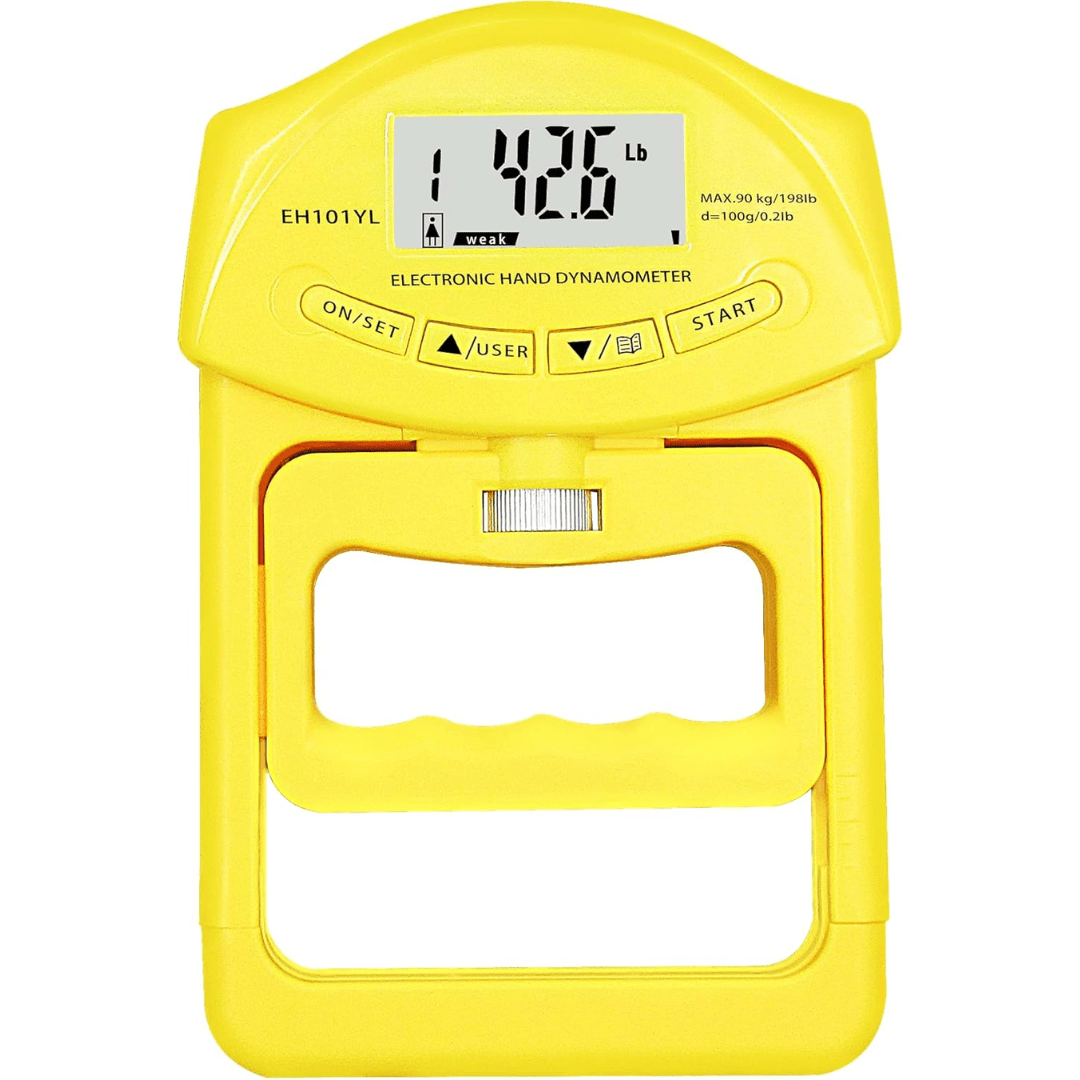 Lisslune | HANDPOWER PRO – Digital Hand Dynamometer for Precise Grip Strength Measurement up to 90kg