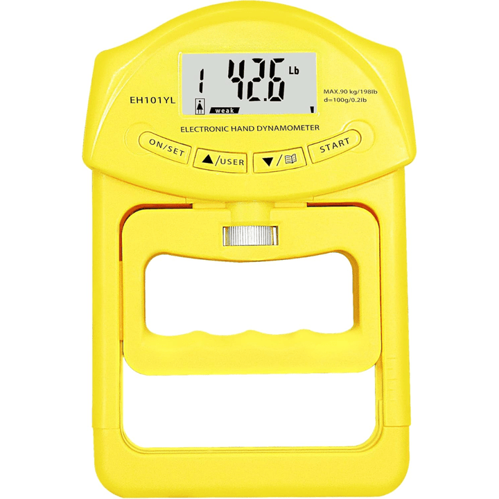 Lisslune | HANDPOWER PRO – Digital Hand Dynamometer for Precise Grip Strength Measurement up to 90kg