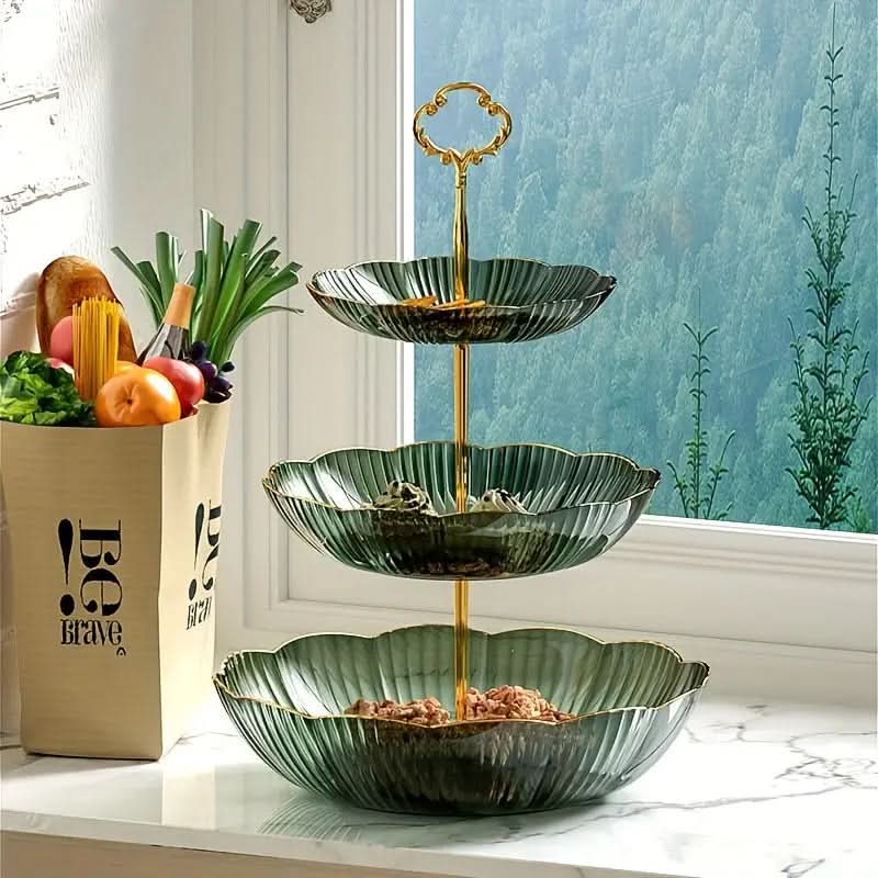 Lisslune | 3-Tier Modern Fruit Bowl Organizer