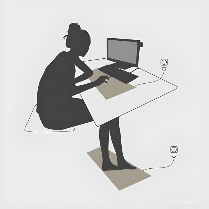 Lisslune | Grounding mat made of carbon leather for electronic devices and health