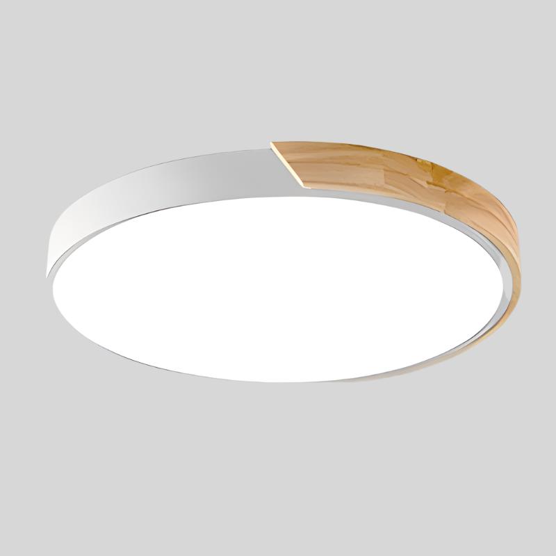 Lisslune | Wood Macaroon Circular Ceiling Light