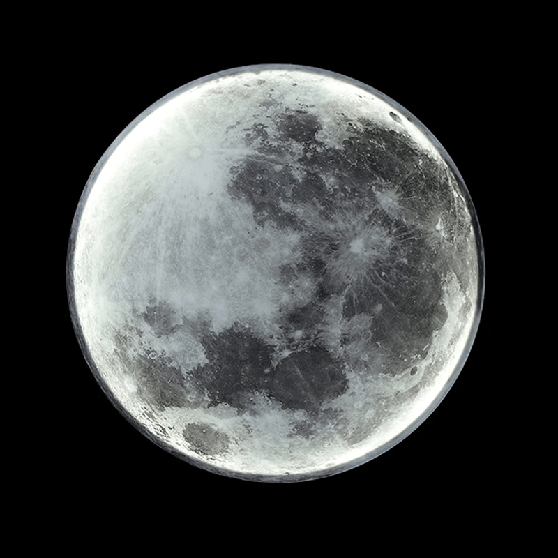 Lisslune | LunaGlow – Adjustable Moon Wall Light with LED Ambience