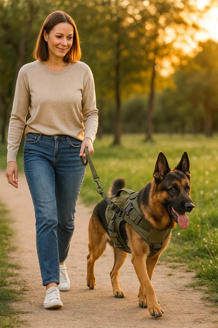 Lisslune | Guardian K9 – Adjustable Dog Training Harness with Control Handle