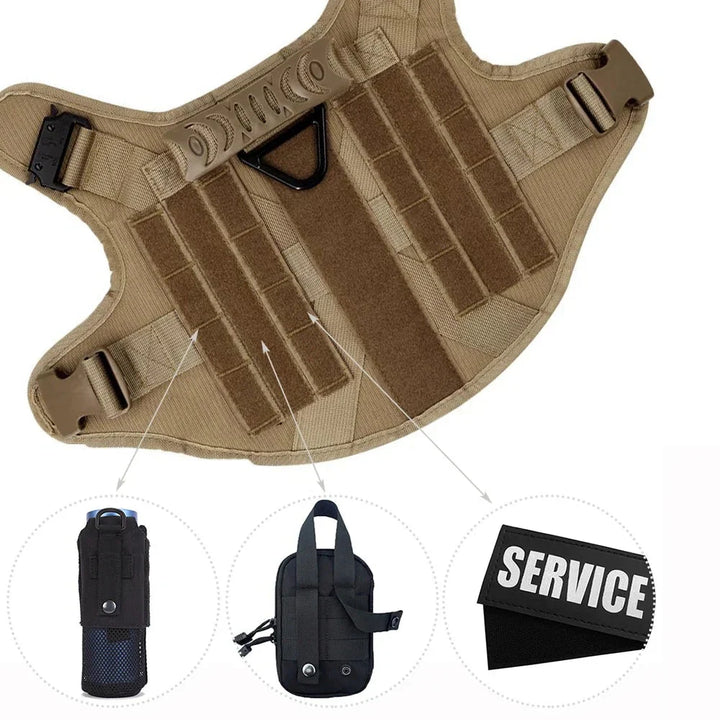 Lisslune | Guardian K9 – Adjustable Dog Training Harness with Control Handle