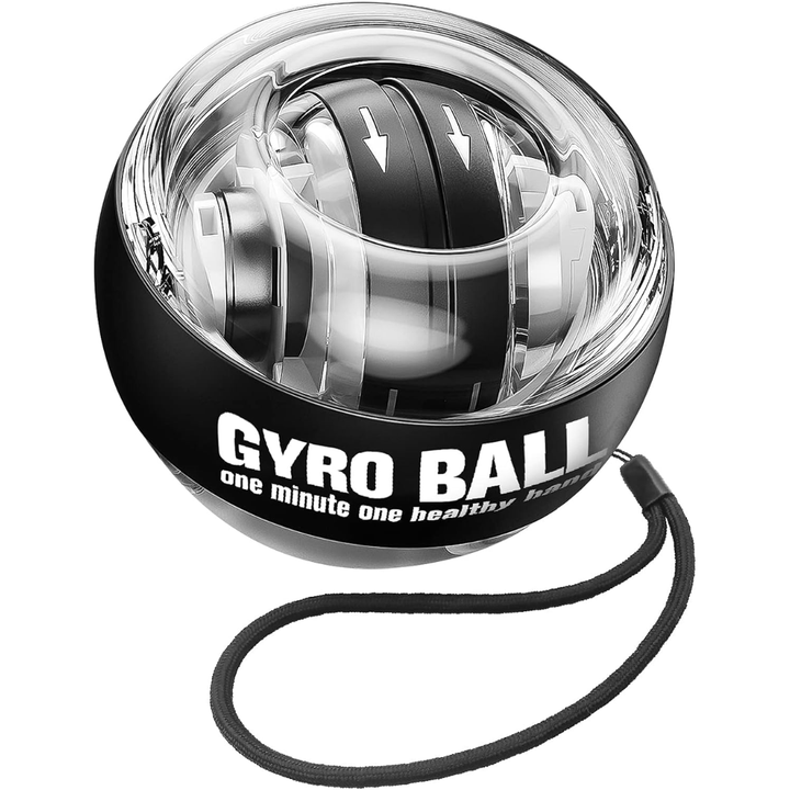 Lisslune | Gyropower Self-Starting Forearm Trainer – Gyroscopic Hand Exerciser for Grip Strength and Wrist Training