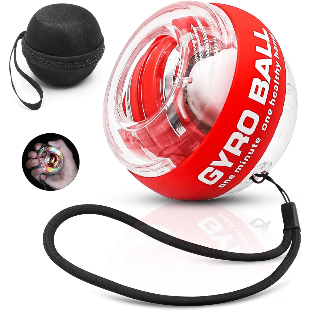 Lisslune | Gyropower Self-Starting Forearm Trainer – Gyroscopic Hand Exerciser for Grip Strength and Wrist Training