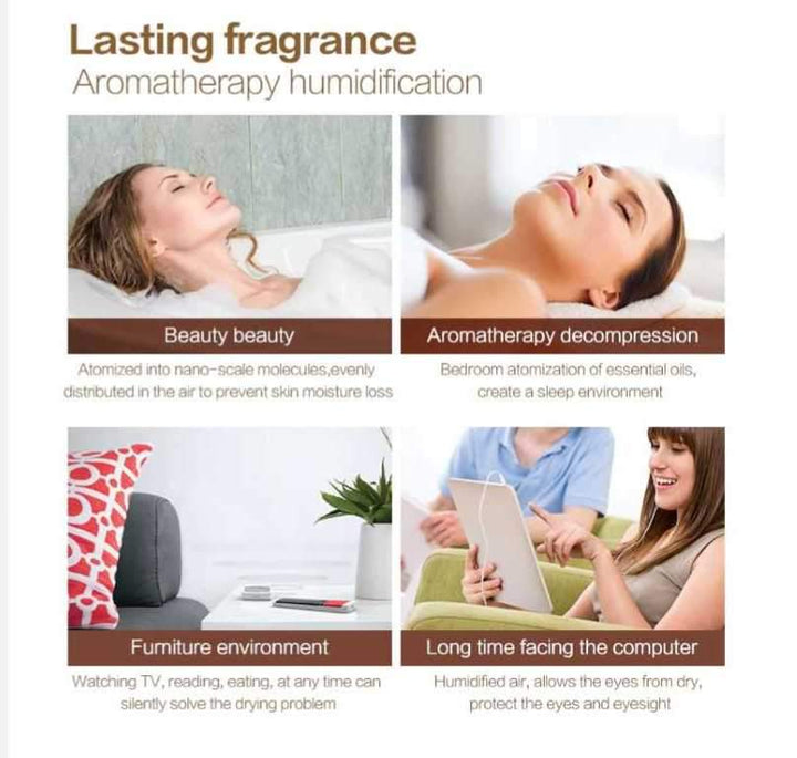 Lisslune | Mini Humidifier - Mini Desk Humidifier