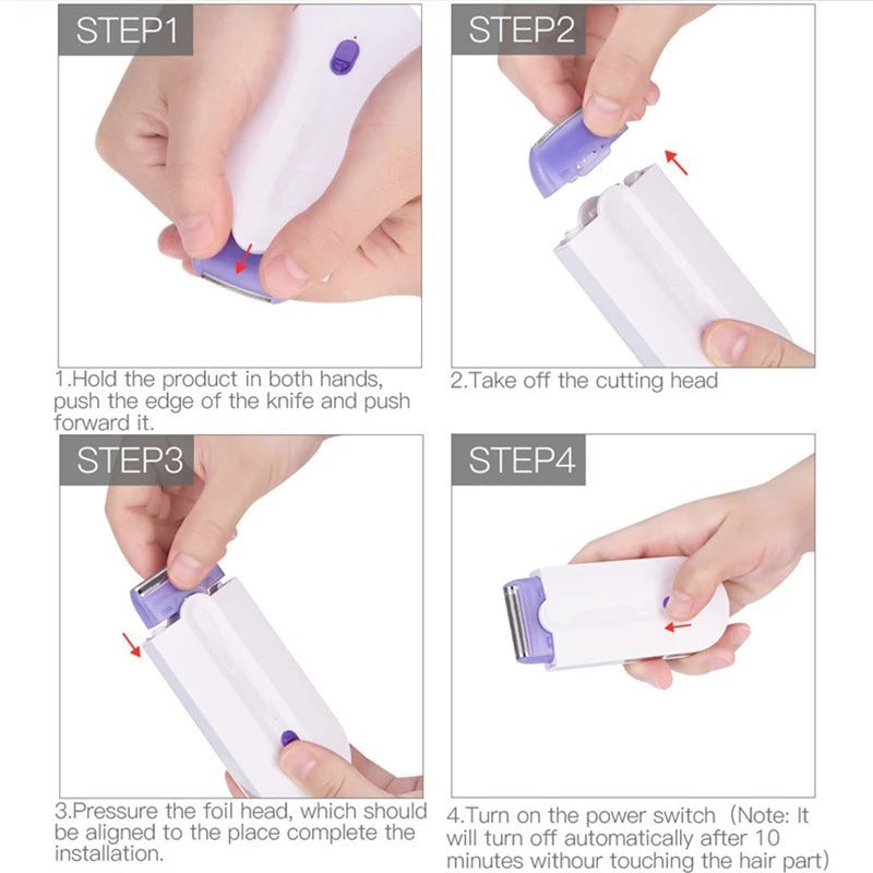 Lisslune | Instant Smooth Hair Eraser – Painless Hair Removal for Silky Skin