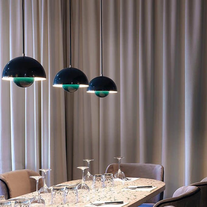 Lisslune | Half-round Macaron Scandinavian Lamp for a chic and cozy interior