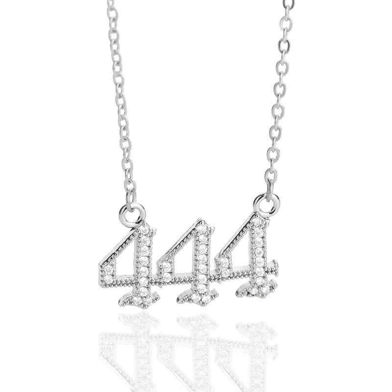 Lisslune | Zirconia English Numbers Necklace – Seraphina