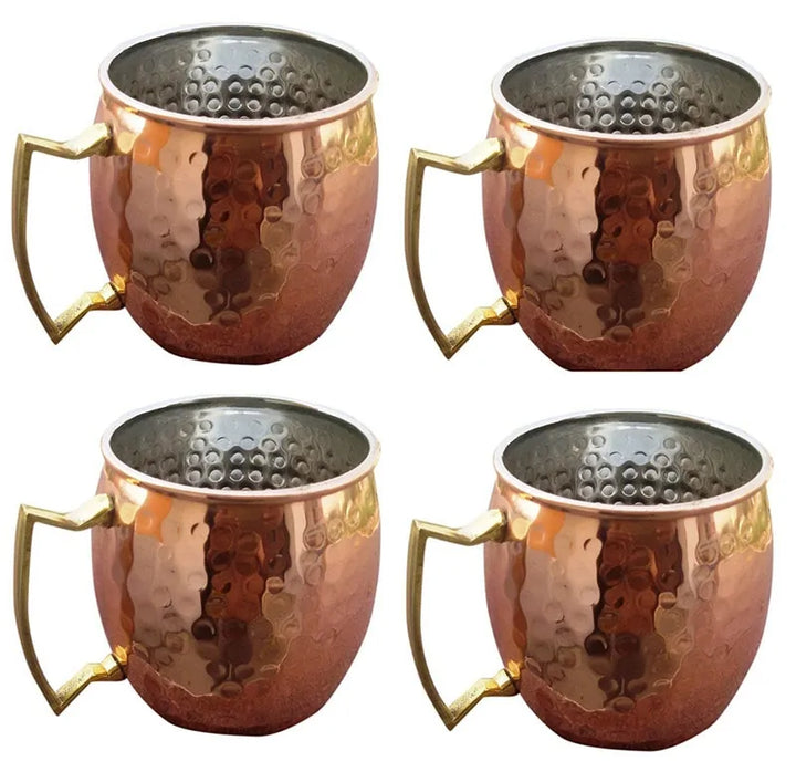 Lisslune | Hammered Copper Mug Set - ChillCopper