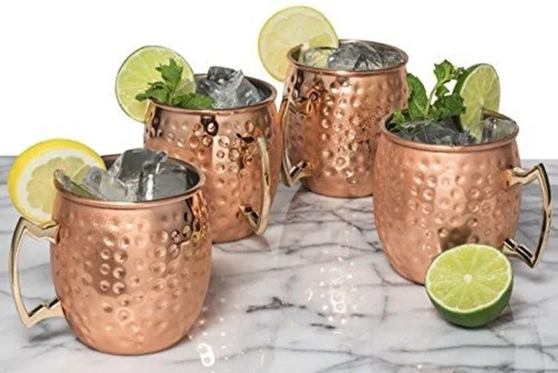 Lisslune | Hammered Copper Mug Set - ChillCopper
